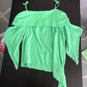 Women’s Off-Shoulder Cowl Shirt